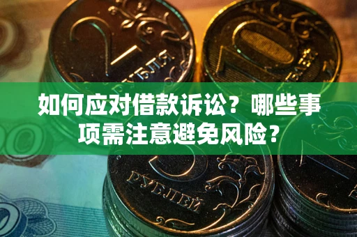 济南如何应对借款诉讼？哪些事项需注意避免风险？