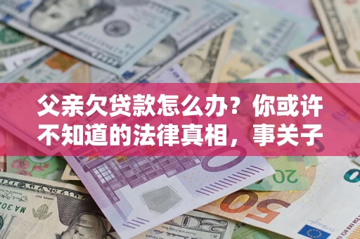 济南父亲欠贷款怎么办？你或许不知道的法律真相，事关子女未来