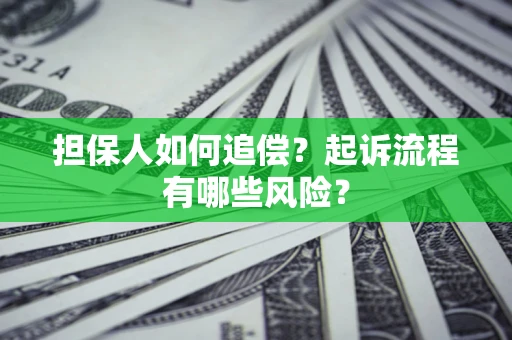 济南担保人如何追偿？起诉流程有哪些风险？