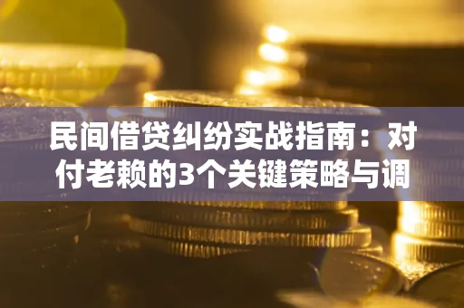 济南民间借贷纠纷实战指南：对付老赖的3个关键策略与调解盲区解析